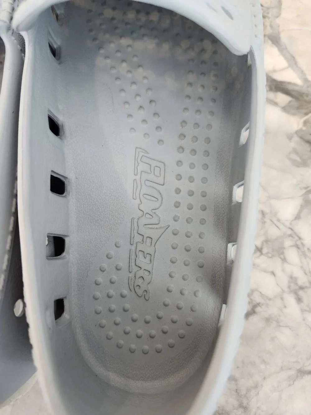 Floafers Country Club Kids Size 1 Light Blue Waterproof EVA Foam Penny Loafers